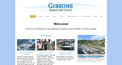 Desktop Screenshot of gibsonsvisitorinfo.com