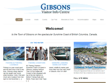 Tablet Screenshot of gibsonsvisitorinfo.com